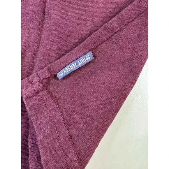 Spirit Jersey Roughnecks V Neck Shirt Size M Texas Southern Red Oversized Preppy - Picture 8 of 10